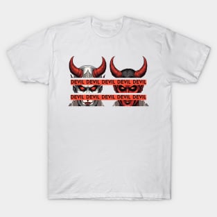 devil devil devil mask T-Shirt